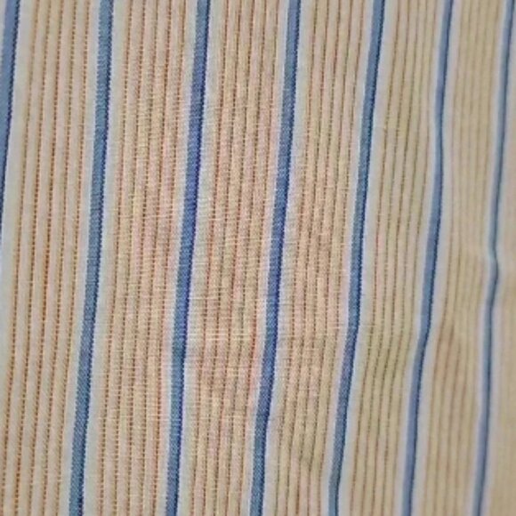 Saddlebred Easy Care Orange/blue short sleeve button Down - Picture 2 of 7